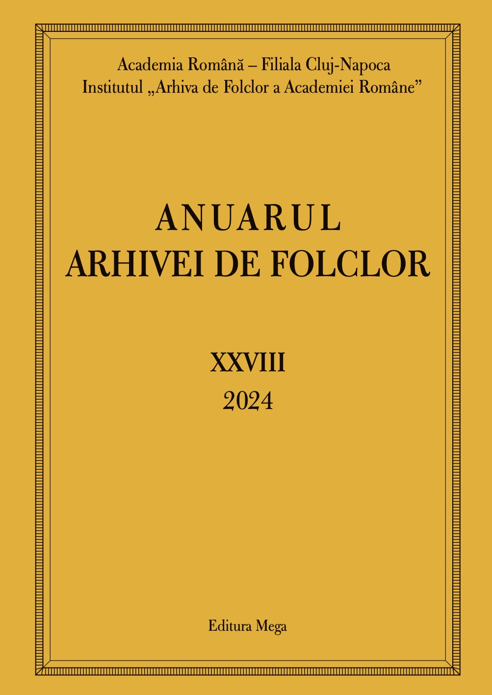 Anuarul Arhivei de Folclor a Academiei Române